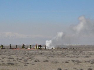 Konya'da Askeri Uçak Düştü