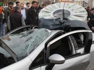 Manisa'da Herkesi Şaşkına Çeviren Kaza