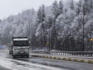 Bolu Dağı'nda Kar Yağışı Başladı