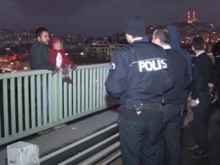 Haliç Köprüsü'nde korkutan görüntü