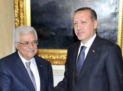 Erdoğan-Abbas görüşmesi başladı (Fotoğraflı-Görüntülü)