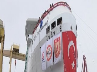 Yerli Gemi "TURKUAZ" Denize İndirildi