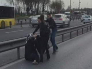 E-5’te ‘Aile Boyu’ Yol Kavgası