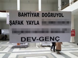 Üniversitede Savcı Katillerine Destek