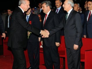 Erdoğan, Çiçek, Davutoğlu ve Kılıçdaroğlu buluştu