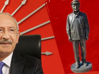 Kılıçdaroğlu, Dikili'ye Ecevit Heykeli Dikti!