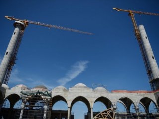 Çamlıca Camisinin Yüzde 75'i Tamamlandı