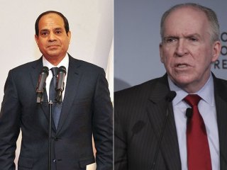 Sisi CIA Başkanı Brennan ile görüştü