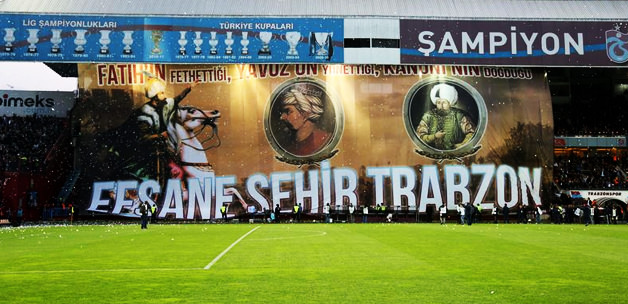 Trabzonspor'dan olay pankarta açıklama!