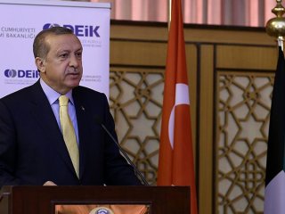 Erdoğan Kuveyt'te Hadis-i Şerif'le Mesaj Verdi