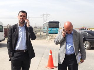 Hakan Şükür ve Mahmut Tanal'dan Silivri Ziyareti