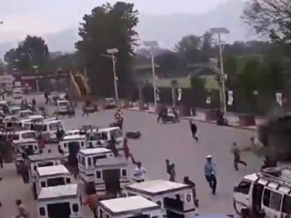 Nepal'de Kan Donduran Deprem Anı Görüntüsü