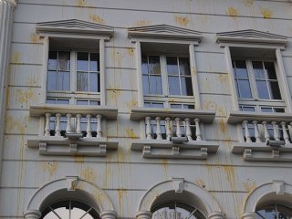 Makedonya'da "yumurtalı" Protesto