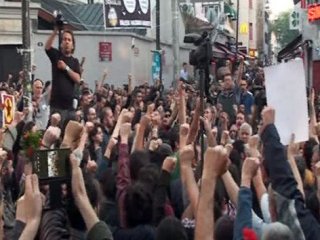 Cinayet Protestosunda Arbede Çıktı