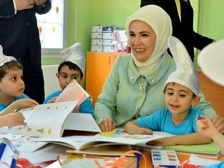 Emine Erdoğan Anaokulu Açılışı Yaptı