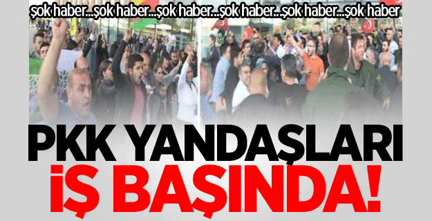 PKK Yandaşları Erdoğan'ı Protesto Etti