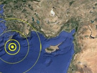 Akdeniz'de 4,2 Büyüklüğünde Deprem