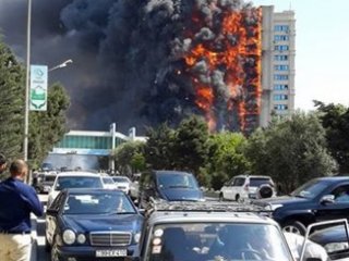 Azerbaycan'da Yangın! Çok Sayıda Ölü Var