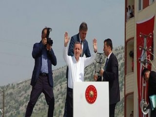 Erdoğan Nissibi Köprüsü'nü Açtı