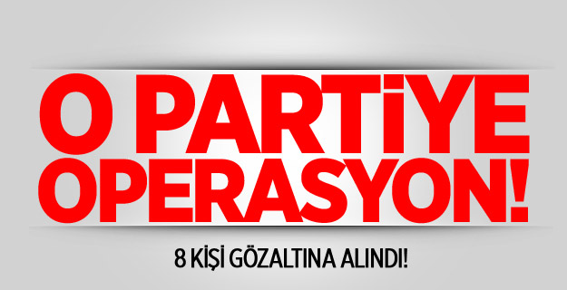 SDP Kadıköy İlçe Binası'na operasyon