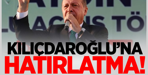 Cumhurbaşkanı Erdoğan Aydın'da konuştu