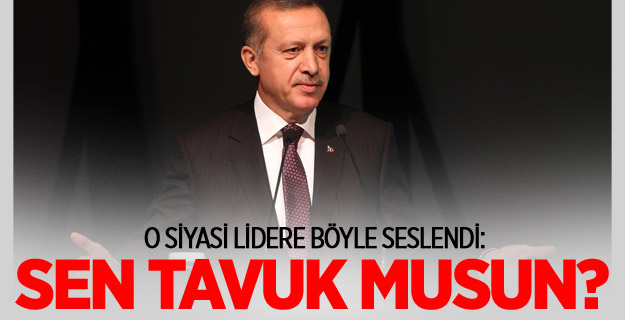 Erdoğan'dan Kılıçdaroğlu’na, 'tavuk musun?'