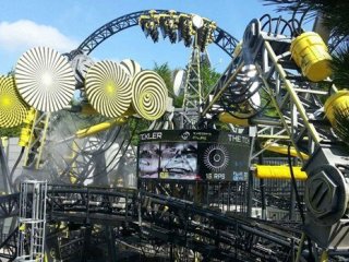 Lunaparkta Roller Coaster Kazası