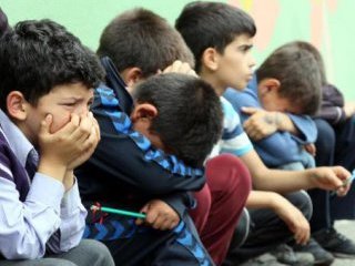 Madenci çocuklarının yüzü güldü