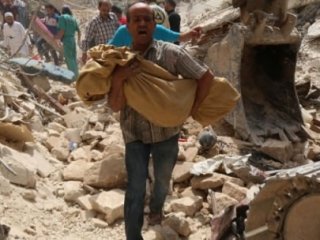 İdlib'de Vakum Bombalı Saldırı: 20 Ölü