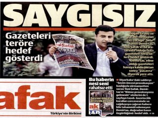 Demirtaş'ın Fırlattığı Gazetelerden Cevap
