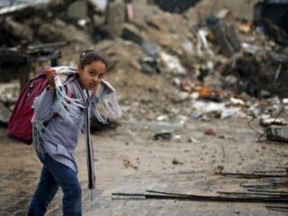 Gazze'de Birleşmiş Milletler'e Protesto