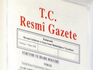 İstifa Resmi Gazete'de