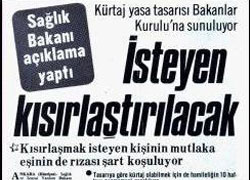 Kürtajın arkasında kimler var?