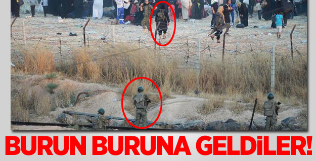 Sınırda inanılmaz kare!