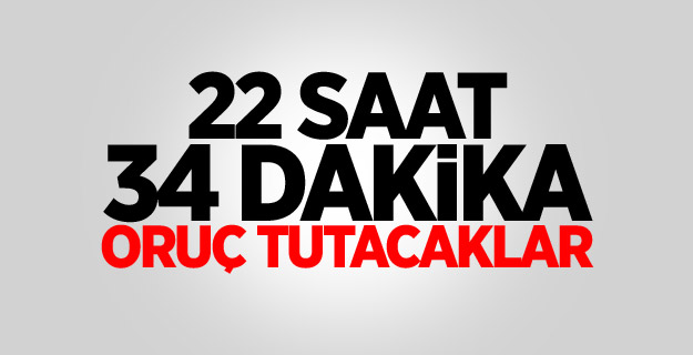 İskandinavya'da Oruç Süresi 22 Saati Bulacak