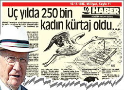 Kürtajın mimarı Evren