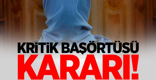 Almanya'da Kritik Başörtüsü Kararı