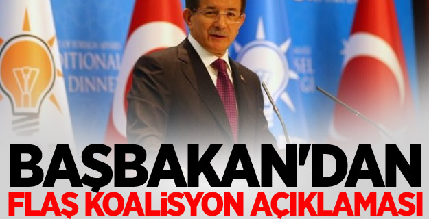 Başbakan'dan flaş koalisyon açıklaması