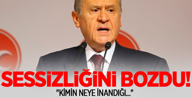 Bahçeli'den 'Halaçoğlu' Açıklaması!