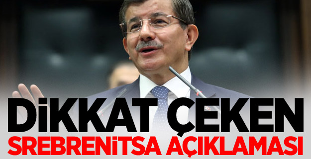 Davutoğlu'ndan Dikkat Çeken Açıklama!