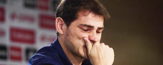 Casillas Gözyaşlarını Tutamadı!