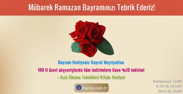 Bayram Hediyeniz Hayrat Neşriyattan