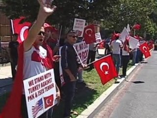 Terör Olayları ABD’de Protesto Edildi
