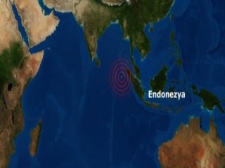 Endonezya'da 6 Şiddetinde Deprem