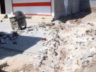 PKK'lılar Ara Sokaklara Hendek Kazdı