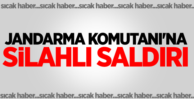 Malazgirt Jandarma Komutanı'na silahlı saldırı