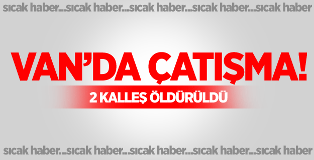 Van'da Çatışma: 2 Terörist Öldürüldü