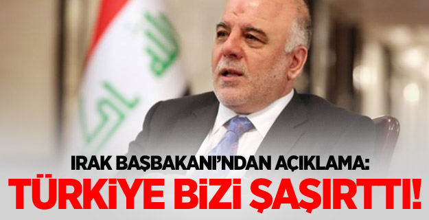 Irak Başbakanı'ndan Türkiye açıklaması