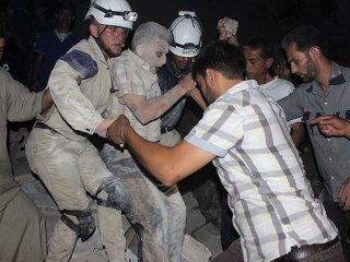 Halep'e Varil Bombalı Saldırı