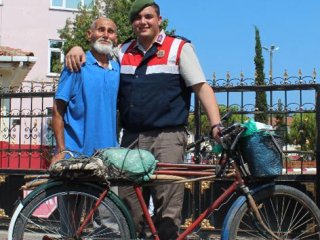 Asker Torununu Görmek İçin Bin 100 Km Pedal Çevirdi
